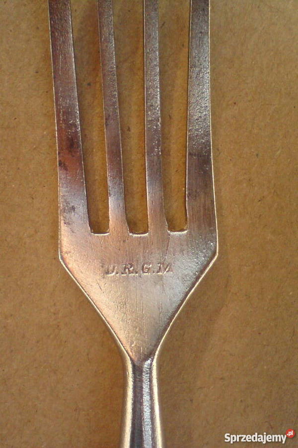 sztućce widelce przedwojenne bakelit alpacca 16 Bytom