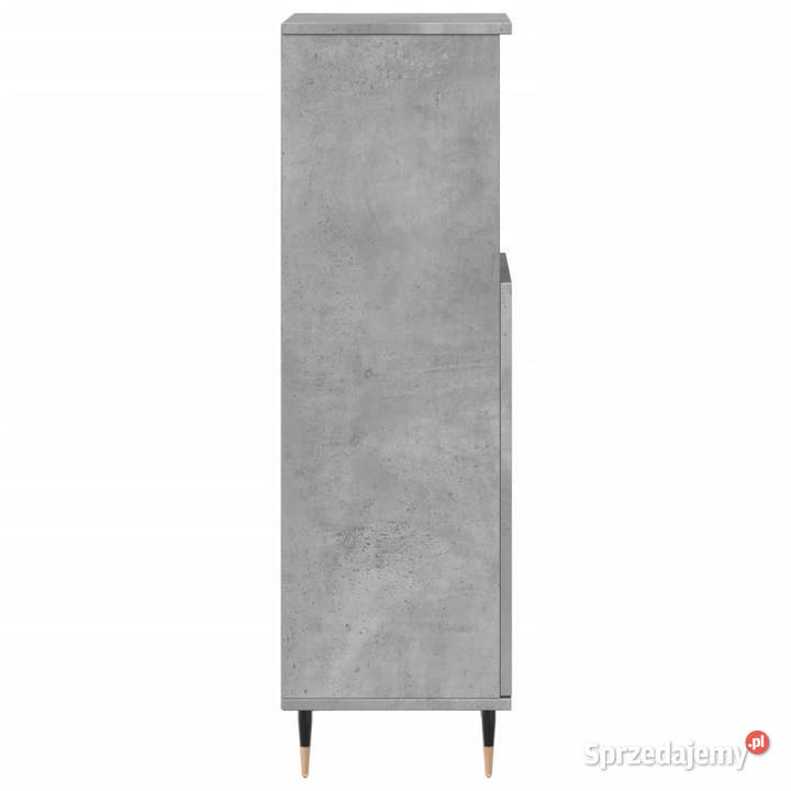 Szafka łazienkowa szarość betonu 30x30x100