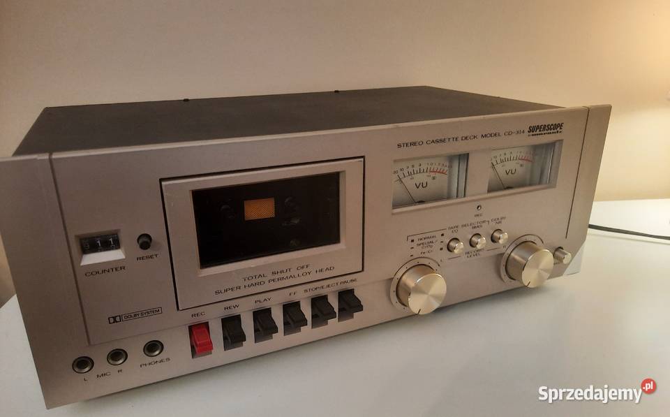 MARANTZSuperscope CD314 deck 1978rczytaj śląskie Piasek