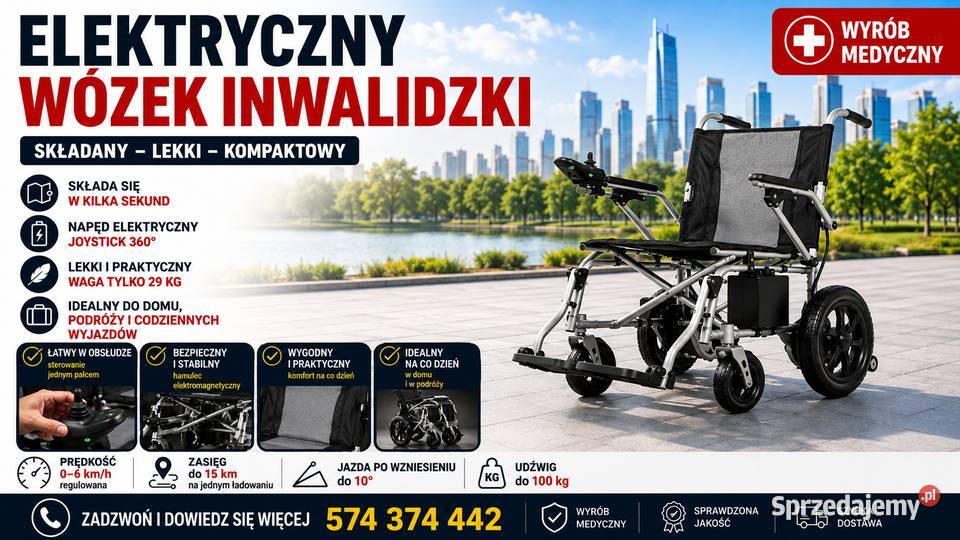 Elektryczny wózek inwalidzki Warszawa