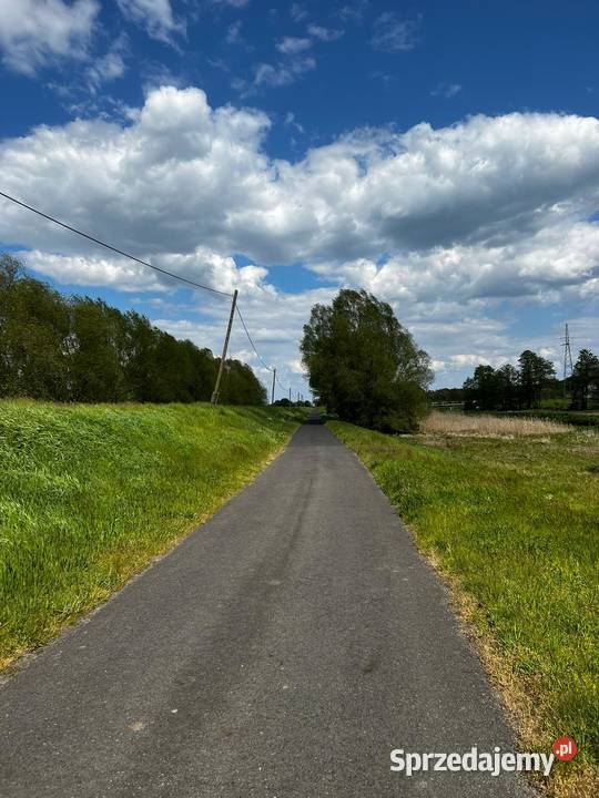 Działka z linią brzegową rzeki Kołczyn sprzedam