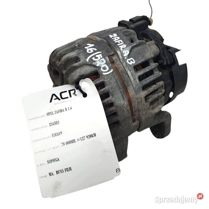 ALTERNATOR Opel Astra J Meriva B Zafira C 16 16V Układ elektryczny silnika Chełm