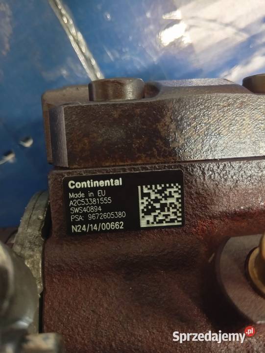 Pompa wtryskowa 16 HDi TDCi Continental mazowieckie Warszawa