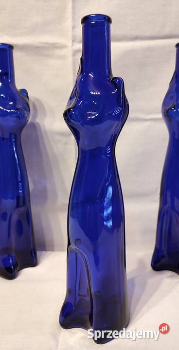 Butelka KOT szkło ozdobna dekoracyjna wazon