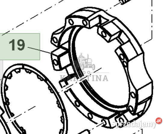 John Deere 8130 8230 8330 8430 8530 Obudowa