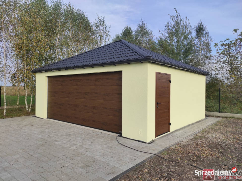 Garaże blaszane tynkowane PROMOCJA 20 Gdańsk