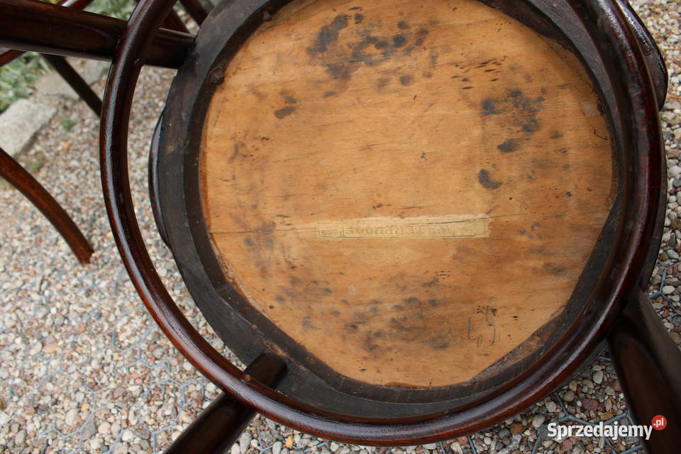Krzesło Thonet gięte antyk komplet 5 krzeseł Antoniewo