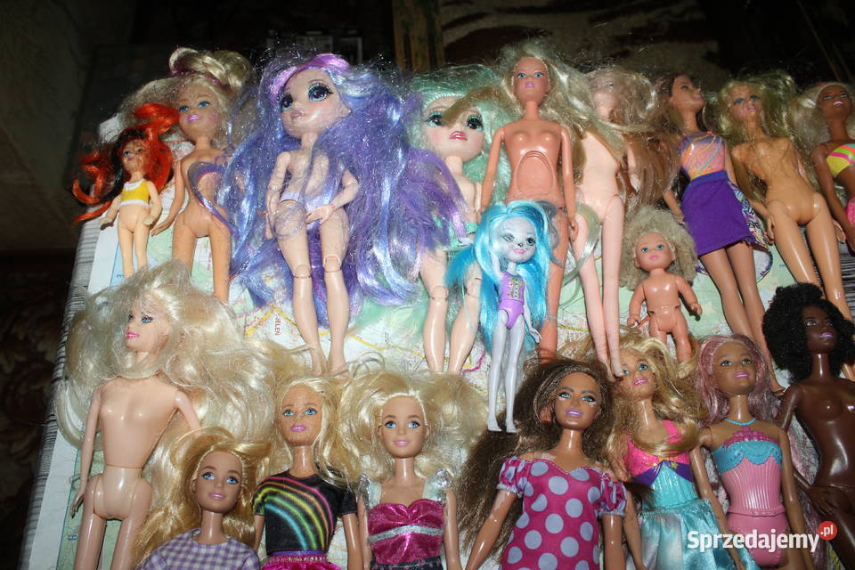 Zestaw 37 lalek Barbie Ken Mattel śląskie Chorzów
