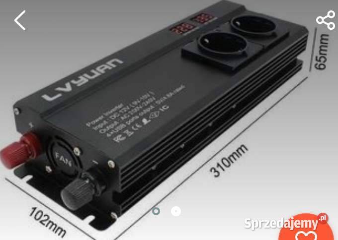 Przetwornica inwerte 6tysiecy wat 12v DC AC Szczekociny