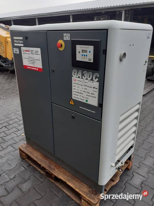 Sprężarka śrubowa ATLAS COPCO GA30C 30kW 426m Kompresory Wilków