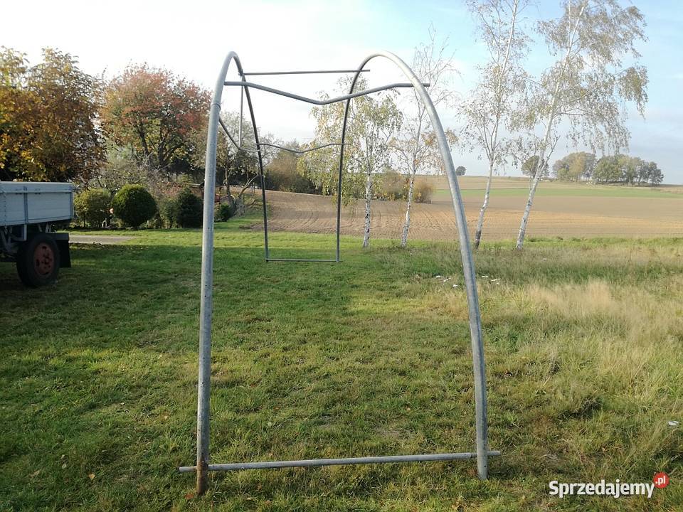 Konstrukcja Hali Łukowej Namiotowej 8x12 Wiata dolnośląskie Żarska Wieś