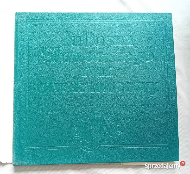 Juliusza Słowackiego rym błyskawicowy WSiP 1980 twarda z obwolutą Koźminek
