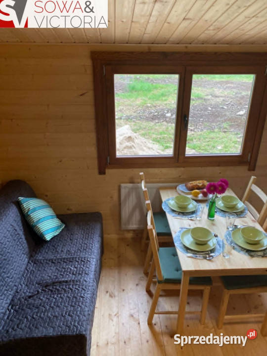 Domek rekreacyjny na działce 2000 m2 Sierpnicy utwardzona Sierpnica