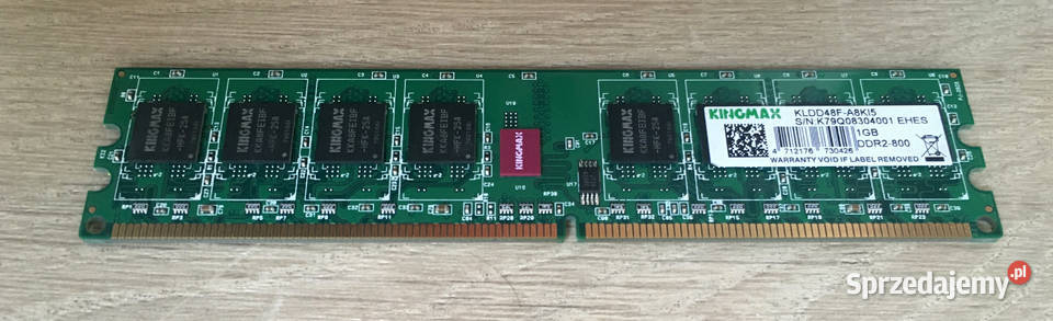 Pamięć RAM Kingmax 1GB DDR2800 CL5 KLDD48FA8KB5