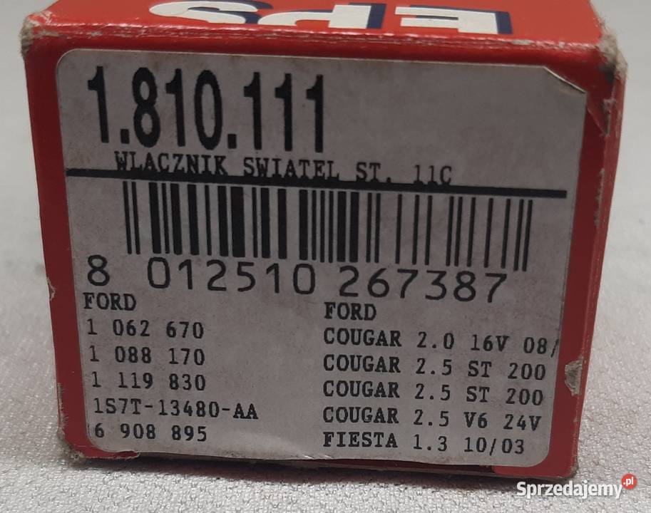 WŁĄCZNIK ŚWIATEŁ STOP FORD COUGAR MONDEO FOCUS Mielęcin sprzedam