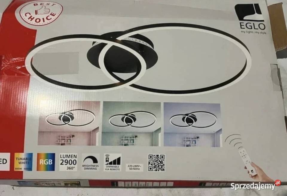 Lampa sufitowa LED marki EGLO PALMAVES Pieszyce