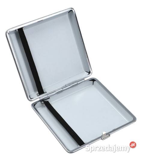 Metalowa Papierośnica Pokryta Gładką Ekoskórą w Ostrowy nad Okszą sprzedam