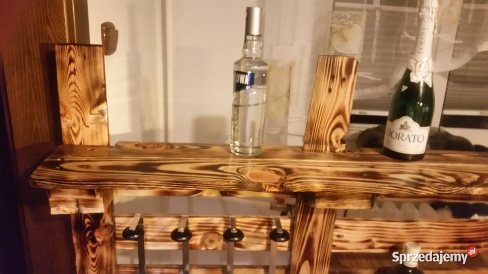 Półka barek z palety Trzęsówka