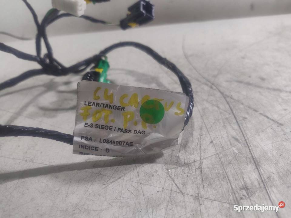 INSTALACJA FOTELA PRAWY PRZÓD CITROEN C4 CACTUS