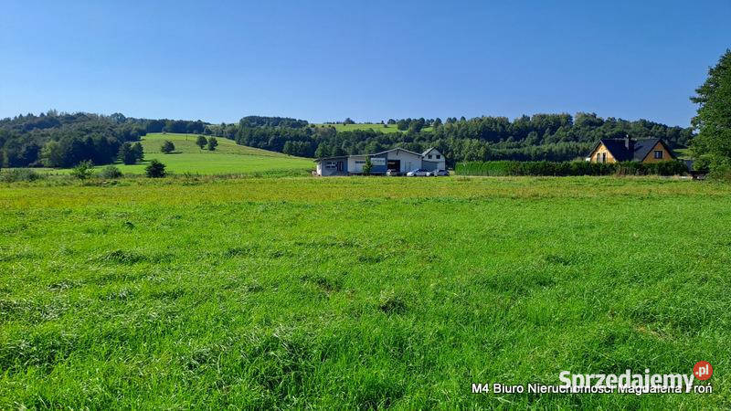 DUŻA ŁADNA DZIAŁKA BUDOWLANA W RYMANOWIE budowlana podkarpackie Krosno