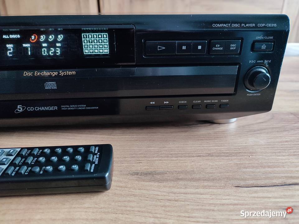odtwarzacz cd SONY CDP315 pilot
