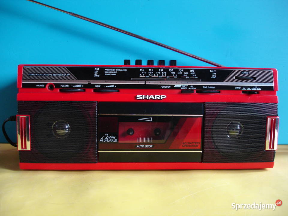 Radiomagnetofon SHARP QT247Y Zielona Góra