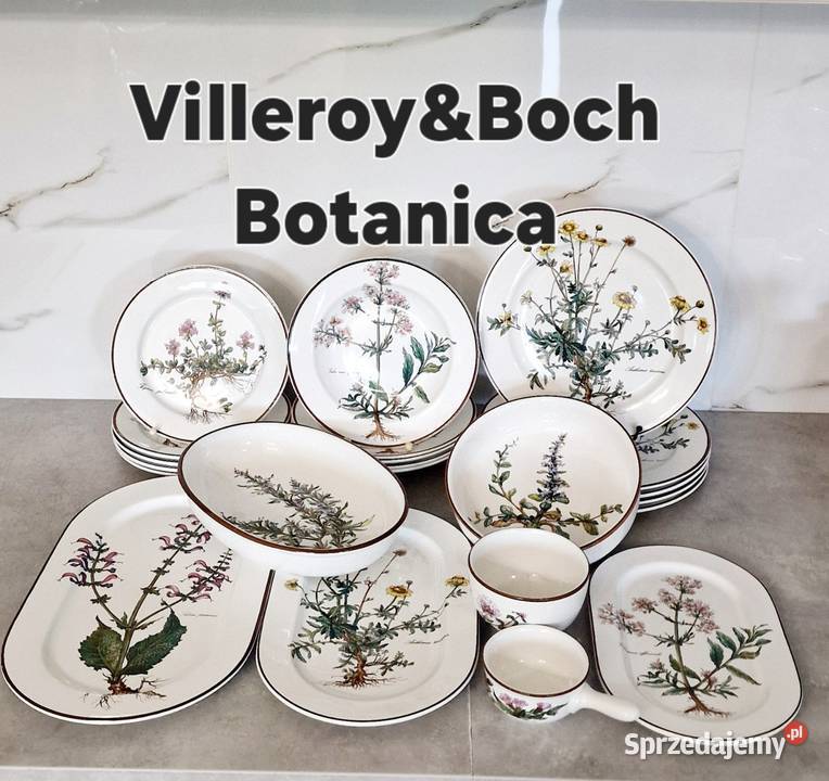 VilleroyBoch Botanica serwis obiadowy 5 osób Nałęczów