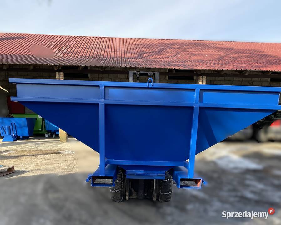 Kosz zasypowy paczkarka Bufor przyjęciowy do big Niedrzew Pierwszy sprzedam