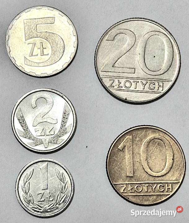 Monety PRL kolekcja z 1989r śląskie