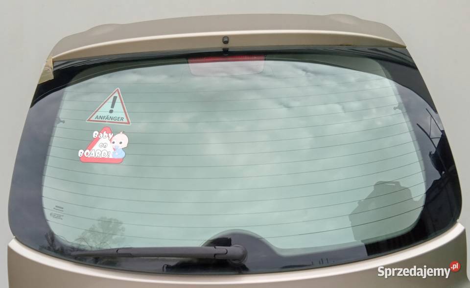 SZYBA TYLNA TYŁ KLAPY BAGAŻNIKA NISSAN MICRA K12 Nowy Tomyśl sprzedam