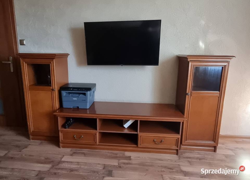 ZESTAW MEBLI DO SALONU POKOJU szafka RTV regał Kalisz
