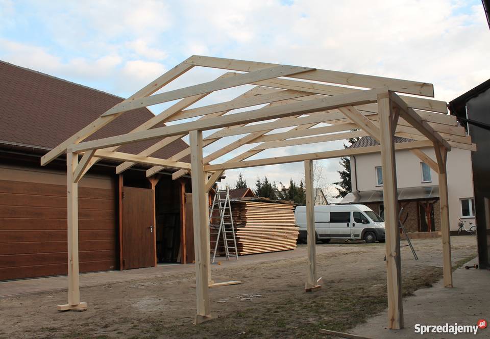 KONSTRUKCJA ALTANY 5x4m WIATA ZADASZENIE PERGOLA lubelskie Łuków