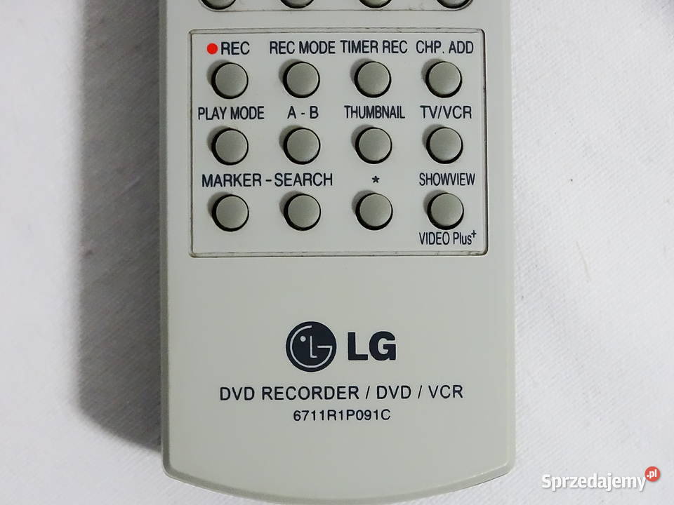 Oryginalny pilot recorder DVD LG 6711R1P091C lubelskie