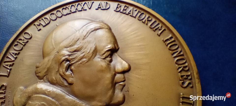 Stare monety Medal Pius X Chrzest Święty Lesko