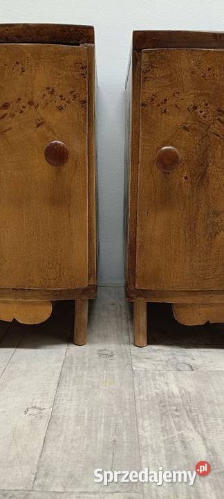 szafki nocne nakastliki arts deco stare vintage Radomsko