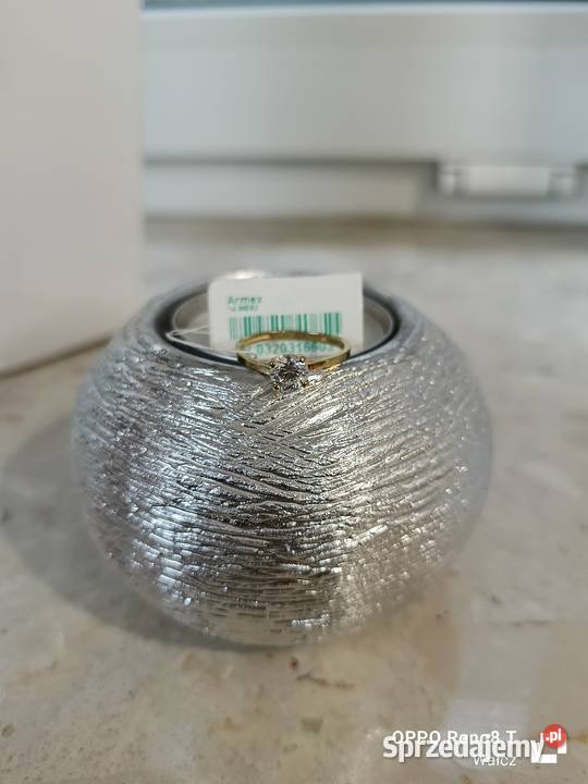 Złoty Nowy pierścionek z cyrkonią 12pr375 Wałcz