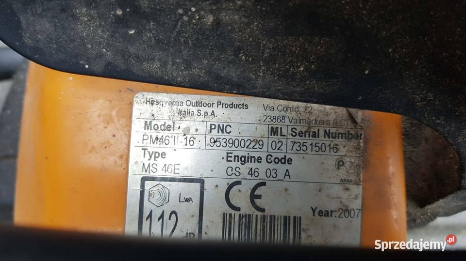 Piła łańcuchowa McCulloch PM46II łódzkie Białaczów