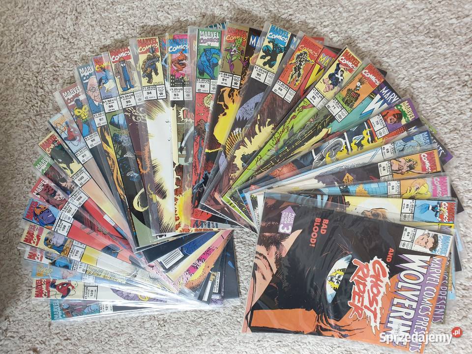 Marvel Comics Presents 28 orginalnych komiksów Superbohaterowie Gdynia