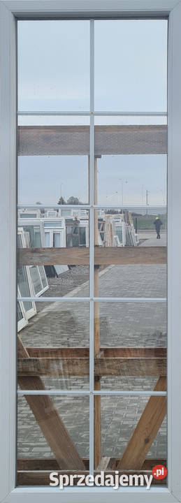 OKNA KacprzaK Witryna 80X220 FIX Używany PCV mazowieckie Siedlce