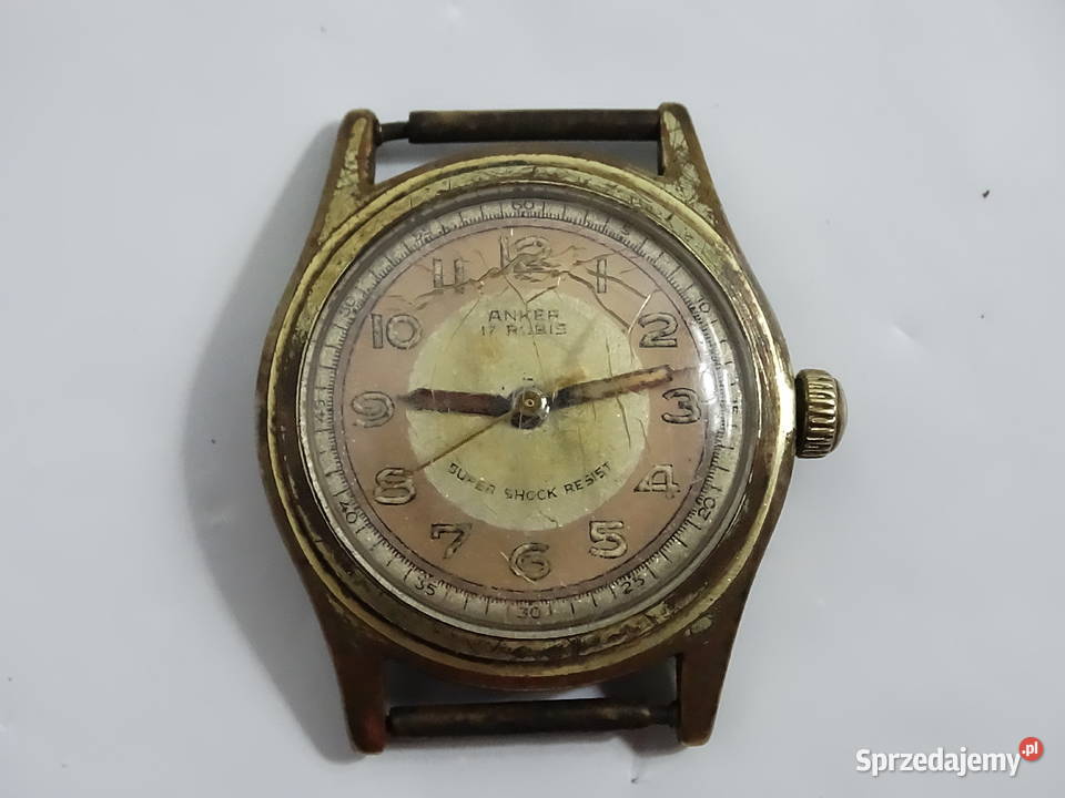 Vintage ANKER 17 Rubis Klasyk lat 60 Sprawny Unisex Biłgoraj