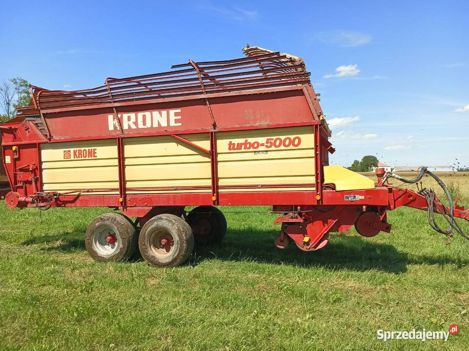 Przyczepa samozbierająca Krone turbo 5000 podlaskie Szumowo