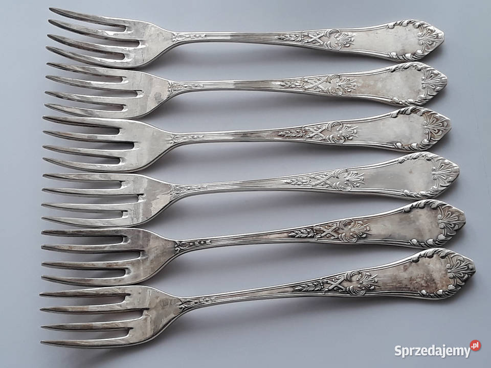 Posrebrzane widelce do ryb ROMAŃSKI Hefra Pozostałe Dąbrowa Górnicza