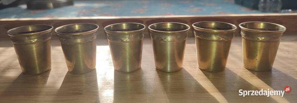 Kieliszki srebro MINERVA Francja mazowieckie