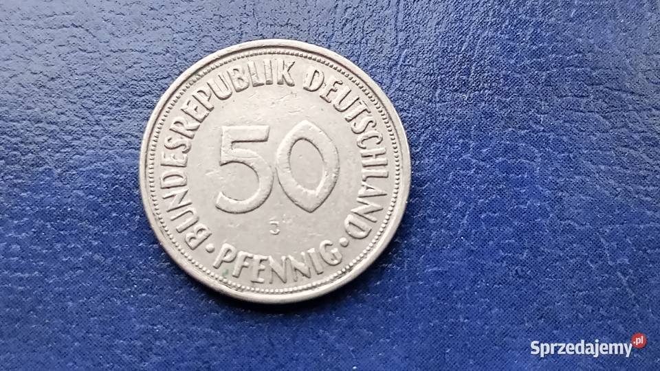 Stare monety 50 fenig 1950 J NIemcy podkarpackie Lesko