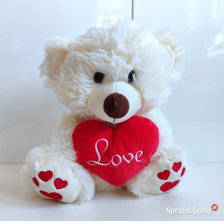 Nowy Miś z sercem Love maskotka Pepco Walentynki Katowice