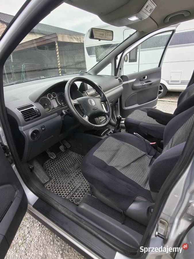 VW Sharan 20 TDI UNITED srebrny Warszawa