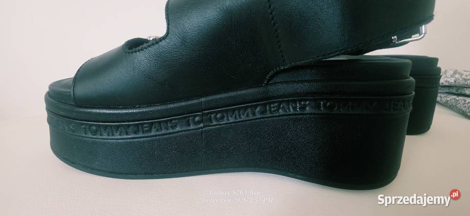 Skórzane sandały na platformie Tommy Jeans TJW 24cm Pabianice