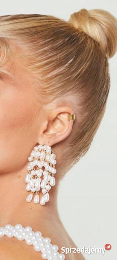 ASOSWytworne długie kolczyki ślubne z Londynu małopolskie Kraków sprzedam