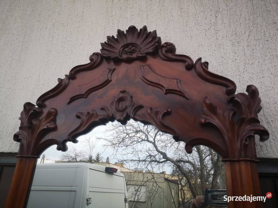 Duże Lustro Ludwik Filip Machoń XIX Wiek wielkopolskie Swarzędz