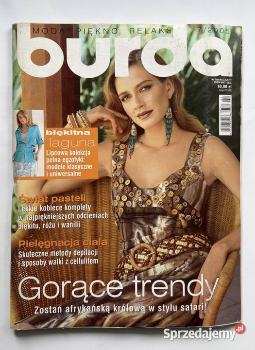 Burda Moden 72005 Magazyn krawiecki wykroje Warszawa sprzedam